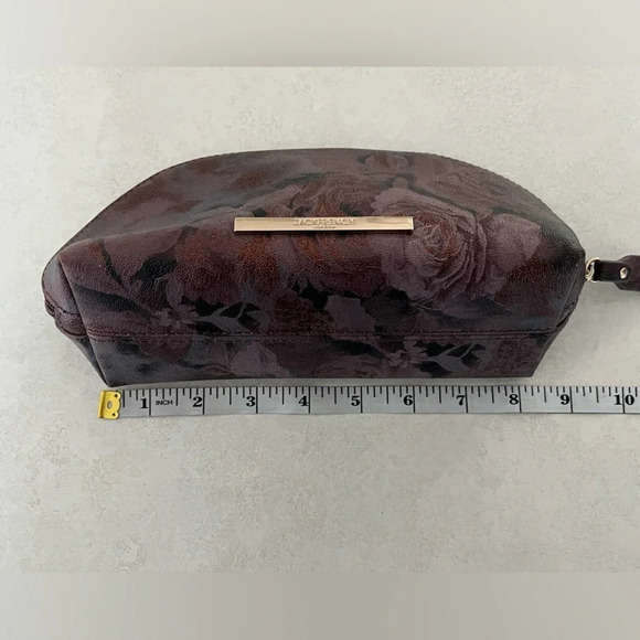 JACKFRENCH London/ Leather/ Cosmetic/ Travel/ Roses with metallic bronzed detail - Picture 8 of 9